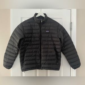 PATAGONIA Black Full Zip Down Sweater Jacket Small